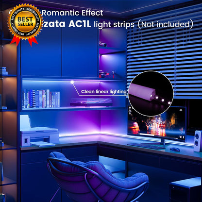 cozy lighting, mood lights, ambient lighting, bedroom lighting, desk lighting, desk setup lighting, gaming room lights, aesthetic room lights, LED lights, LED mood lamp, warm light lamp, soft glow lighting, dimmable lamp, touch bedside lamp, bedside lamp,