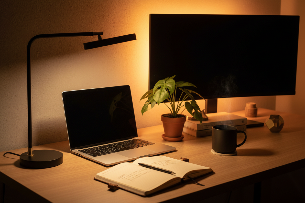 Warm, soft, and aesthetic lighting that instantly upgrades your desk.